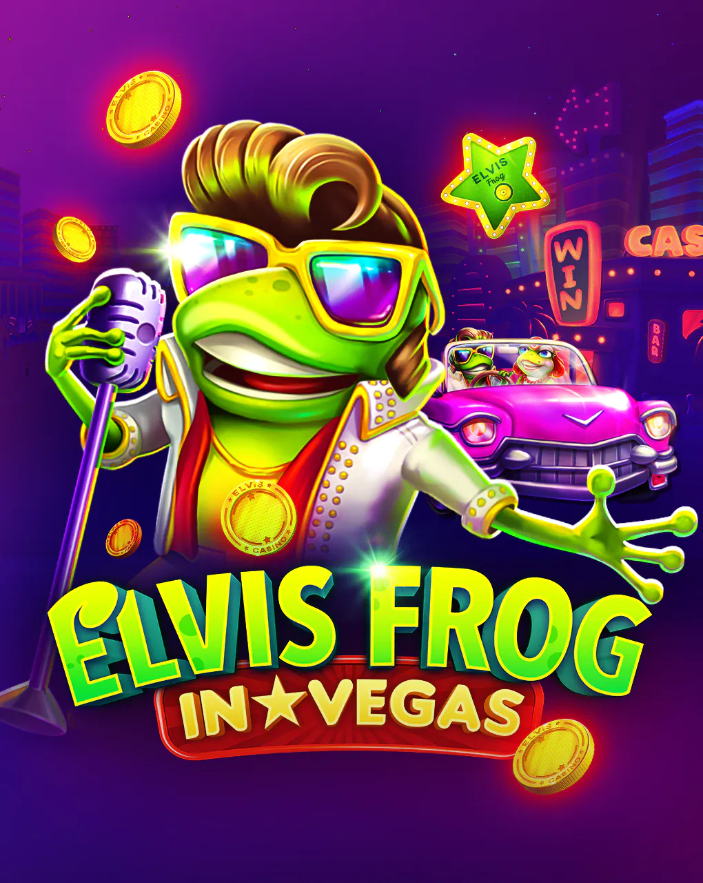 Bgaming : Elvis Frog In Vegas - SPONSOR777
