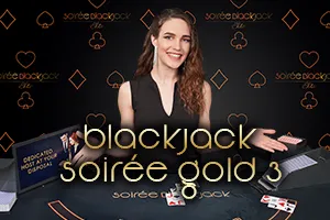 Blackjack Soirée Gold 3 - SPONSOR777
